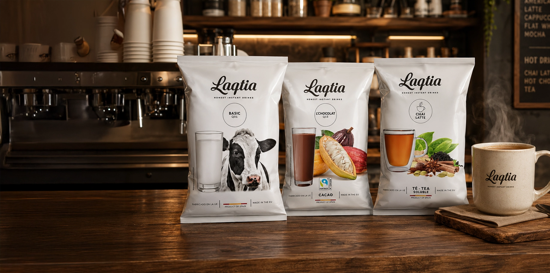 Productos Laqtia para Coffee Service